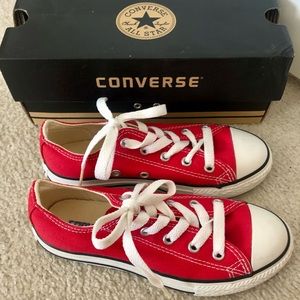 Red Converse 13 Youth